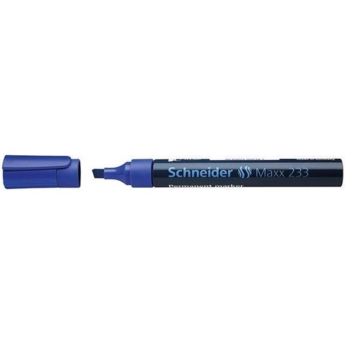 Permanentmarker Maxx 233 1-5mm Keilspitze blau Schneider 123303 Produktbild Front View L