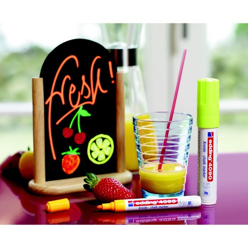Windowmarker 4090 4-15mm Keilspitze neonorange Edding 4-4090066 Produktbild Additional View 9 L