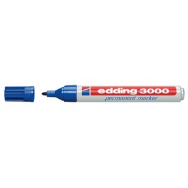 Permanentmarker 3000 1,5-3mm Rundspitze blau Edding 4-3000003 Produktbild