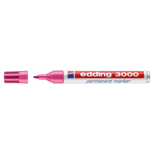 Permanentmarker 3000 1,5-3mm Rundspitze rosa Edding 4-3000009 Produktbild