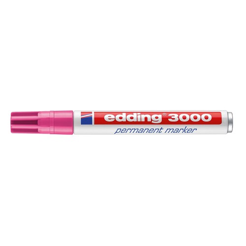 Permanentmarker 3000 1,5-3mm Rundspitze rosa Edding 4-3000009 Produktbild Additional View 1 L