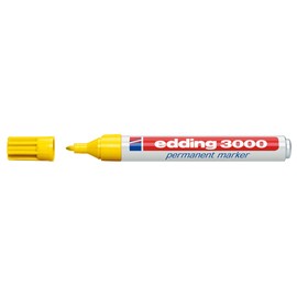 Permanentmarker 3000 1,5-3mm Rundspitze gelb Edding 4-3000005 Produktbild