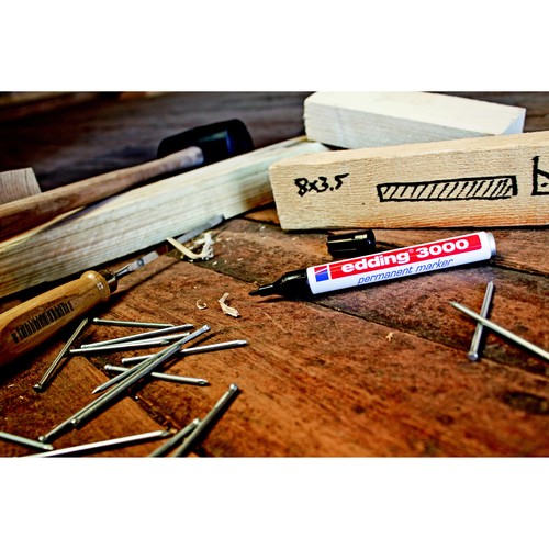 Permanentmarker 3000 1,5-3mm Rundspitze orange Edding 4-3000006 Produktbild Additional View 2 L