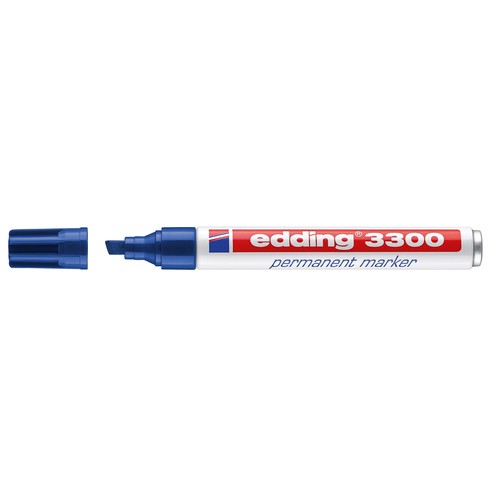Permanentmarker 3300 1-5mm Keilspitze blau Edding 4-3300003 Produktbild
