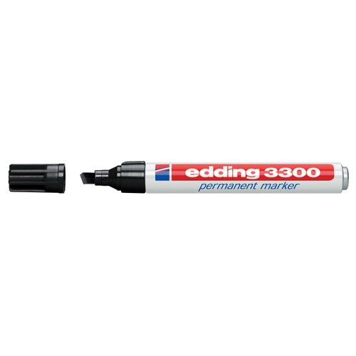 Permanentmarker 3300 1-5mm Keilspitze schwarz Edding 4-3300001 Produktbild