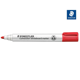 Whiteboardmarker Lumocolor 351 2mm Rundspitze rot trocken abwischbar Staedtler 351-2 Produktbild