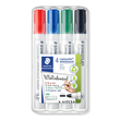 Whiteboardmarker Lumocolor 351 Etui 2mm Rundspitze sortiert trocken abwischbar Staedtler 351WP4 (ETUI=4 STÜCK) Produktbild Additional View 1 S