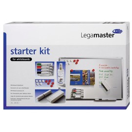 STARTER-SET für Whiteboard Tafelwischer + Spray + Stifte + Magnete Legamaster 7-125000 Produktbild