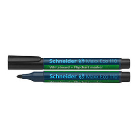 Whiteboardmarker Maxx Eco 110 1-3mm Rundspitze schwarz Schneider 111001 Produktbild