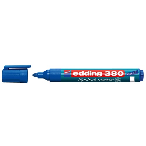 Flipchartmarker 380 1,5-3mm Rundspitze blau Edding 4-380003 Produktbild