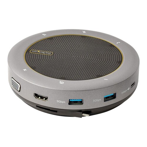 StarTech.com USB-C Conference Speaker Mini Dock, Portable Boardroom Speaker and Multiport Adapter, U Produktbild Additional View 4 L