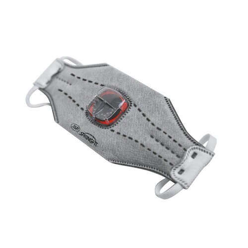 JSP Einwegmaske mit Typhoon Ventil und Aktivkohleschicht / SpringFit 436ML FFP3 (PACK=10 STÜCK) Produktbild Additional View 1 L