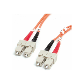 StarTech.com 1m (3.3ft) SC to SC OM1 Multimode Fiber Optic Cable, 62.5/125 Fiber Size, 10G Networks, Produktbild