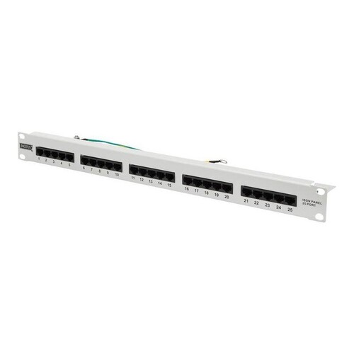 DIGITUS CAT 3 ISDN Patch Panel, ungeschirmt Produktbild