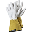 5-Finger-Schweißerhandschuh Ziegenleder / Gr. 7 weiß-gelb / TEGERA 126A Produktbild