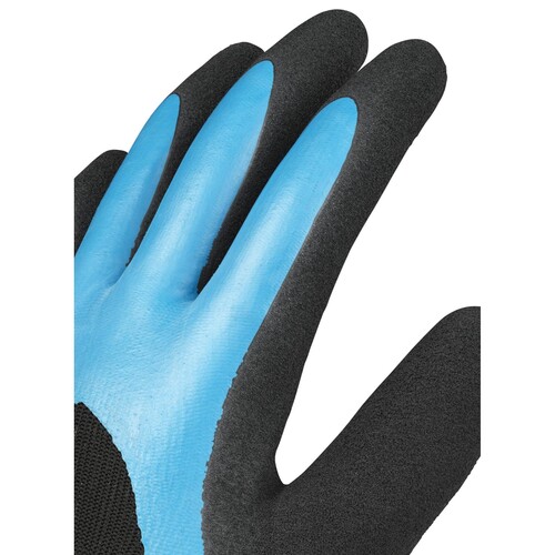 Kälteschutzhandschuh Acryl-Strick / Gr. 9 schwarz-blau / TEGERA 8832R Produktbild Additional View 2 L