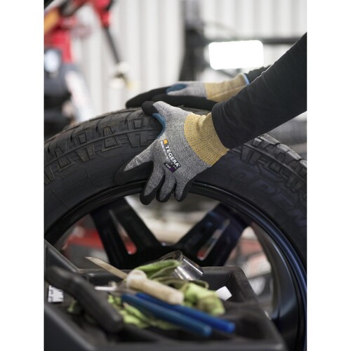 TEGERA Infinity 8807 Schnittschutzhandschuh Nylon / Gr. 9 schwarz-gelb Produktbild Additional View 3 L