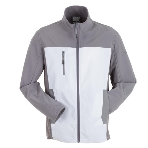 Planam Herren-Hybridjacke Norit / Gr.  102, weiß/zink Produktbild