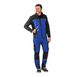 Planam Herren-Hybridjacke Norit / Gr. 48 , kornblumenblau/schwarz Produktbild Additional View 4 S