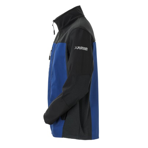 Planam Herren-Hybridjacke Norit / Gr. 48 , kornblumenblau/schwarz Produktbild Additional View 2 L