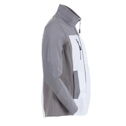 Planam Damen-Hybridjacke Norit / Gr. 44,  weiß/zink Produktbild Additional View 1 L