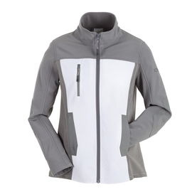 Planam Damen-Hybridjacke Norit / Gr. 44,  weiß/zink Produktbild