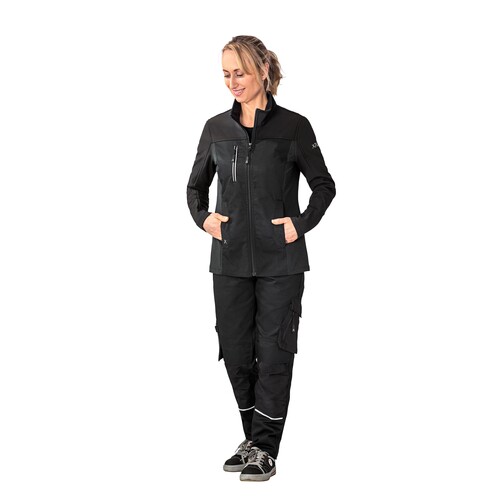 Planam Damen-Hybridjacke Norit / Gr. 34,  schwarz Produktbild Additional View 4 L