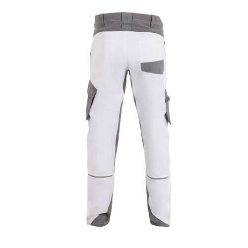 Planam Herren-Bundhose Norit / Gr. 54,  weiß/zink Produktbild Additional View 3 L