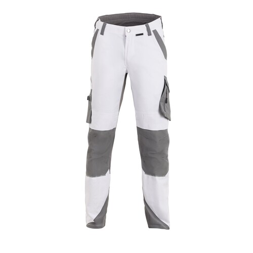 Planam Herren-Bundhose Norit / Gr. 54,  weiß/zink Produktbild