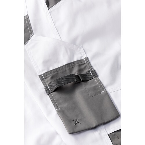 Planam Herren-Bundhose Norit / Gr. 94,  weiß/zink Produktbild Additional View 4 L