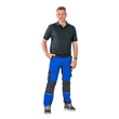 Planam Herren-Bundhose Norit / Gr. 60,  kornblumenblau/schwarz Produktbild