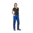 Planam Damen-Bundhose Norit / Gr. 54,  kornblumenblau/schwarz Produktbild