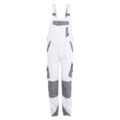 Planam Herren-Latzhose Norit / Gr. 60,  weiß/zink Produktbild