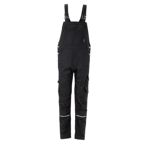 Planam Herren-Latzhose Norit / Gr. 52,  schwarz Produktbild Additional View 1 L
