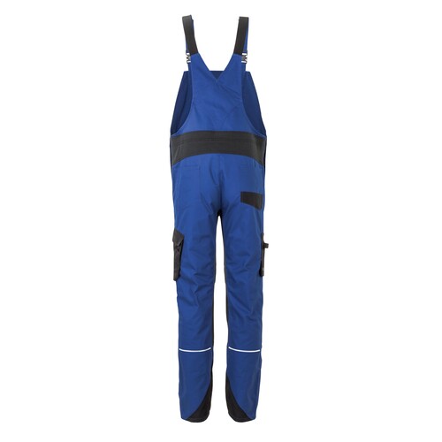 Planam Herren-Latzhose Norit / Gr. 90,  kornblumenblau/schwarz Produktbild Additional View 3 L