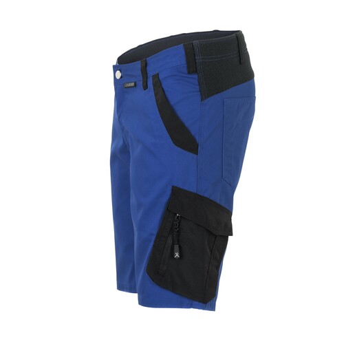 Planam Herren-Shorts Norit / Gr. 4XL,  kornblumenblau/schwarz Produktbild Additional View 2 L