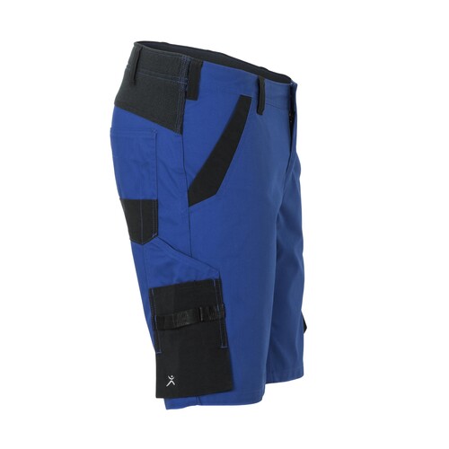 Planam Herren-Shorts Norit / Gr. 4XL,  kornblumenblau/schwarz Produktbild Additional View 1 L