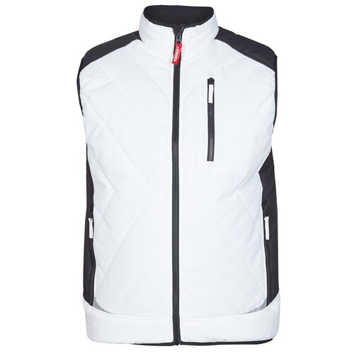 F. ENGEL Galaxy Stepp-Winterweste / Gr. XL / weiß-anthrazitgrau Produktbild