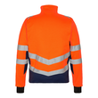 ENGEL Warnschutz Arbeitsjacke Safety /  Gr. XL, leuchtorange/tintenblau Produktbild Additional View 1 S