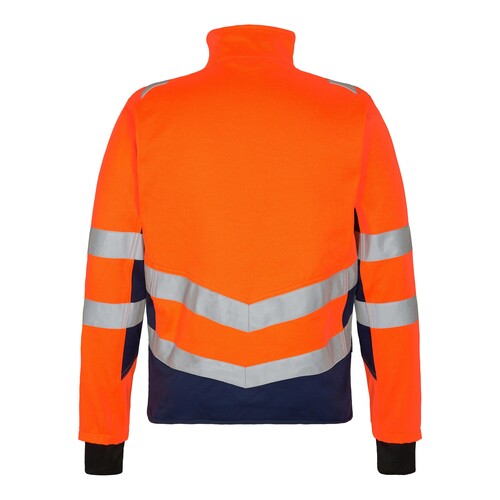 ENGEL Warnschutz Arbeitsjacke Safety /  Gr. XL, leuchtorange/tintenblau Produktbild Additional View 1 L