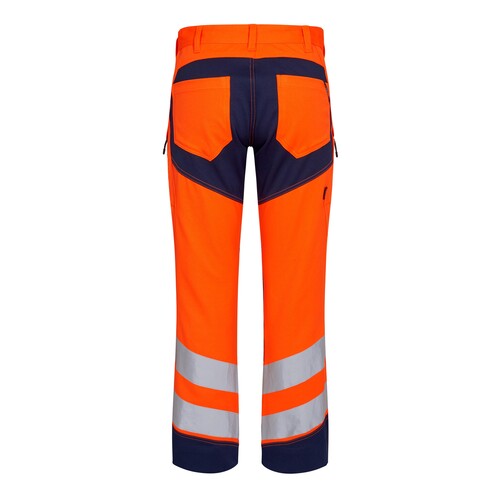 ENGEL Warnschutzhose Safety  / Gr.  29, leuchtorange/tintenblau Produktbild Additional View 1 L