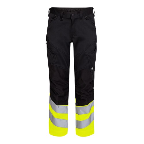 ENGEL Warnschutzhose Safety  / Gr.  29, schwarz/leuchtgelb Produktbild