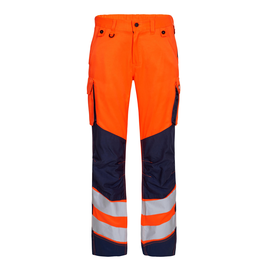 ENGEL Warnschutzhose Safety Light  / Gr. 31, leuchtorange/tintenblau Produktbild