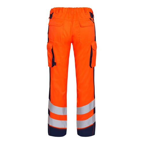 ENGEL Warnschutzhose Safety Light  / Gr. 31, leuchtorange/tintenblau Produktbild Additional View 1 L