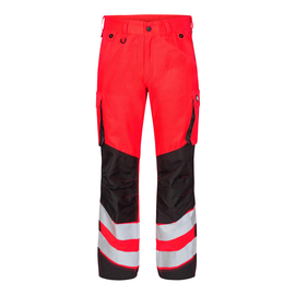ENGEL Warnschutzhose Safety Light  / Gr. 36, leuchtrot/schwarz Produktbild
