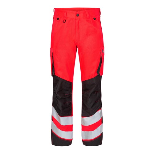 ENGEL Warnschutzhose Safety Light  / Gr. 36, leuchtrot/schwarz Produktbild