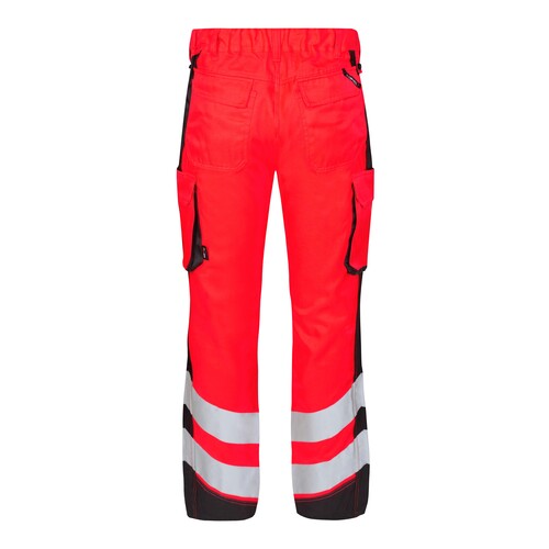 ENGEL Warnschutzhose Safety Light  / Gr. 36, leuchtrot/schwarz Produktbild Additional View 1 L