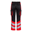 ENGEL Warnschutzhose Safety Light  / Gr. 52, schwarz/leuchtrot Produktbild Additional View 1 S