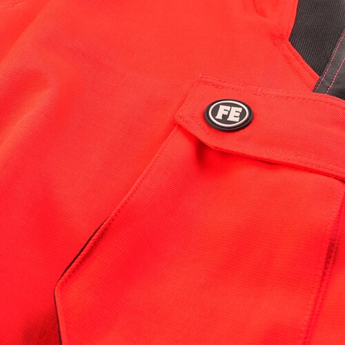 ENGEL Warnschutzlatzhose Safety Light  / Gr. 33, leuchtrot/schwarz Produktbild Additional View 2 L