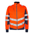 ENGEL Warnschutz- Softshelljacke Safety / Gr. L,  leuchtorange/tintenblau Produktbild
